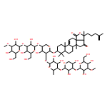 Lanosta-9(11),25-dien-18-oic acid, 20-hydroxy-3-[(O-3-O-methyl-β-D-glucopyranosyl-(1→3)-O-β-D-glucopyranosyl-(1→4)-O-[O-3-O-methyl-β-D-