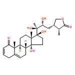 Ergosta-2,5-dien-26-oic acid, 14,17,20,22,28-pentahydroxy-1-oxo-, γ-lactone, (17α,22R,25R)-