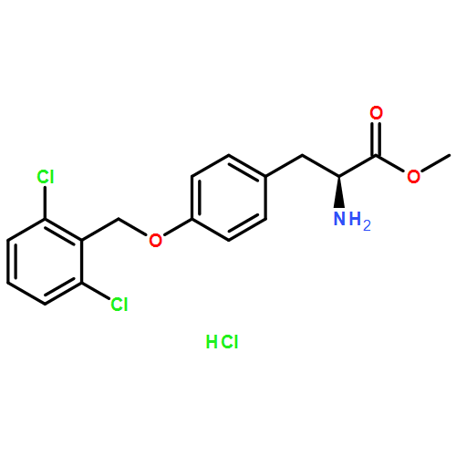 L-Tyrosine, O-[(2,6-dichlorophenyl)methyl]-, methyl ester, hydrochloride (1:1)