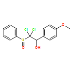 Benzenemethanol, α-[dichloro(phenylsulfinyl)methyl]-4-methoxy-