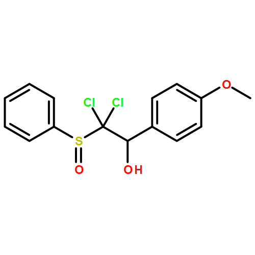Benzenemethanol, α-[dichloro(phenylsulfinyl)methyl]-4-methoxy-