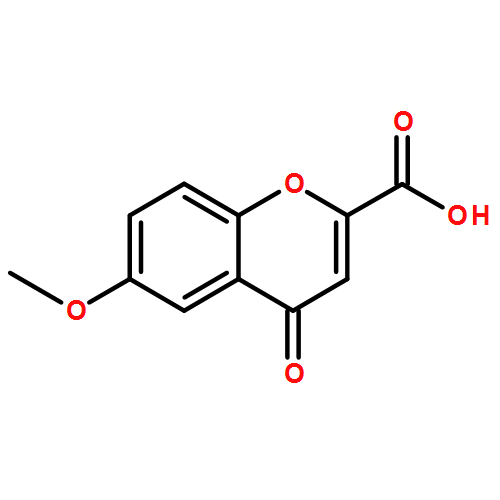 4H-1-Benzopyran-2-carboxylic acid, 6-methoxy-4-oxo-