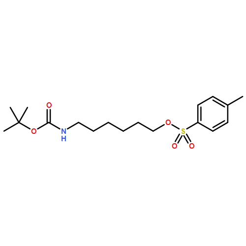 Carbamic acid, N-[6-[[(4-methylphenyl)sulfonyl]oxy]hexyl]-, 1,1-dimethylethyl ester