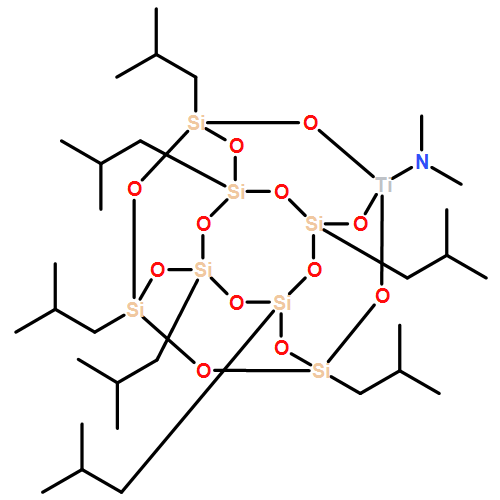 Titanium, [1,3,5,7,9,11,14-heptakis(2-methylpropyl)tricyclo[7.3.3.15,11]heptasiloxane-3,7,14-triolato(3-)-κO3,κO7,κO14](N-methylmethanaminato)-, (T-4)- 