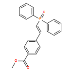 Benzoic acid, 4-[(1E)-2-(diphenylphosphinyl)ethenyl]-, methyl ester