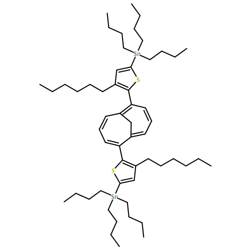 Stannane, 1,1'-[bicyclo[4.4.1]undeca-1,3,5,7,9-pentaene-2,7-diylbis(4-hexyl-5,2-thiophenediyl)]bis[1,1,1-tributyl-