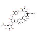 β-D-Glucopyranoside, (3β,12β)-20-[(6-O-α-L-arabinopyranosyl-β-D-glucopyranosyl)oxy]-12-hydroxydammar-24-en-3-yl 2-O-(6-O-acetyl-β-D-