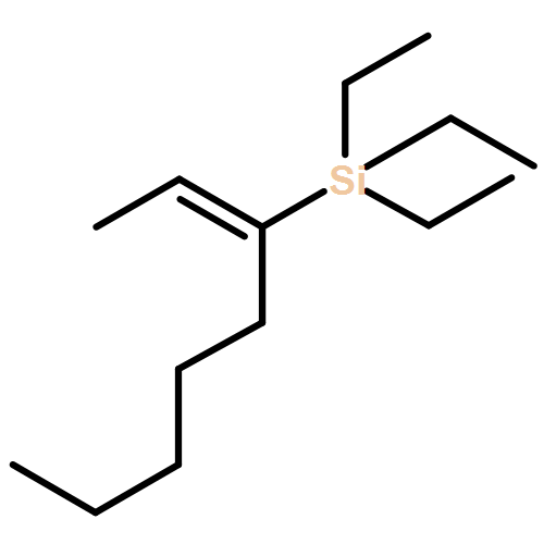 Silane, triethyl[(1E)-1-ethylidenehexyl]-