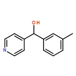 4-Pyridinemethanol, α-(3-methylphenyl)-