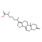 Cholest-7-en-26-oic acid, 3-oxo-, (5α,25S)-