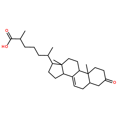 Cholest-7-en-26-oic acid, 3-oxo-, (5α,25S)-