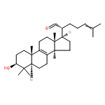 Lanosta-8,24-dien-21-al, 3-hydroxy-, (3β)-