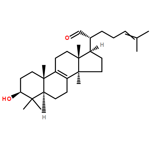 Lanosta-8,24-dien-21-al, 3-hydroxy-, (3β)-
