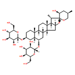 β-D-Glucopyranoside, (3β,5α,6α,23S,25R)-23-hydroxyspirostan-3,6-diyl bis-