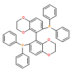 <br>(R)-(+)-[(5,6),(5',6')-Bis(ethylenedioxy)biphenyl-2,2'-diyl](diphenylphosph ine)