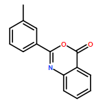 4H-3,1-Benzoxazin-4-one, 2-(3-methylphenyl)-