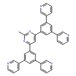 Pyrimidine, 4,6-bis(3,5-di-3-pyridinylphenyl)-2-methyl-