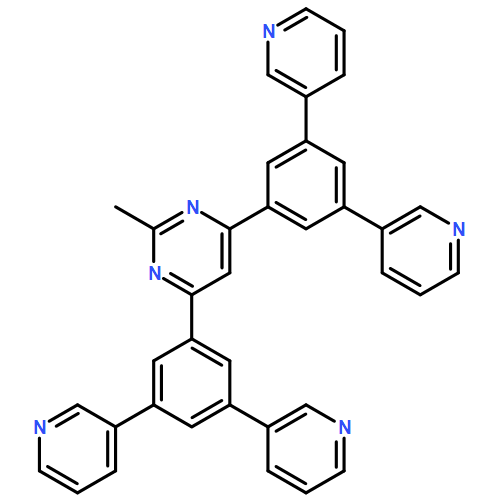 Pyrimidine, 4,6-bis(3,5-di-3-pyridinylphenyl)-2-methyl-
