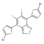 2,1,3-Benzothiadiazole, 4,7-bis(5-bromo-2-thienyl)-5,6-difluoro-