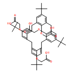 Acetic acid, 2,2',2'',2'''-[[5,11,17,23-tetrakis(1,1-dimethylethyl)pentacyclo[19.3.1.13,7.19,13.115,19]octacosa-1(25),3,5,7(28),9,11,13(27),15,17,19(26),21,23-dodecaene-25,26,27,28-tetrayl]tetrakis(oxy)]tetrakis-