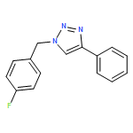 1H-1,2,3-Triazole, 1-[(4-fluorophenyl)methyl]-4-phenyl-