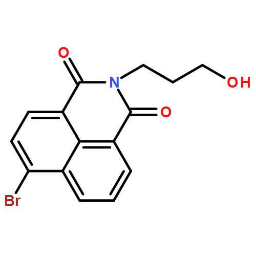 1H-BENZ[DE]ISOQUINOLINE-1,3(2H)-DIONE, 6-BROMO-2-(3-HYDROXYPROPYL)-