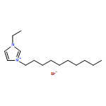1H-IMIDAZOLIUM, 1-DECYL-3-ETHYL-, BROMIDE