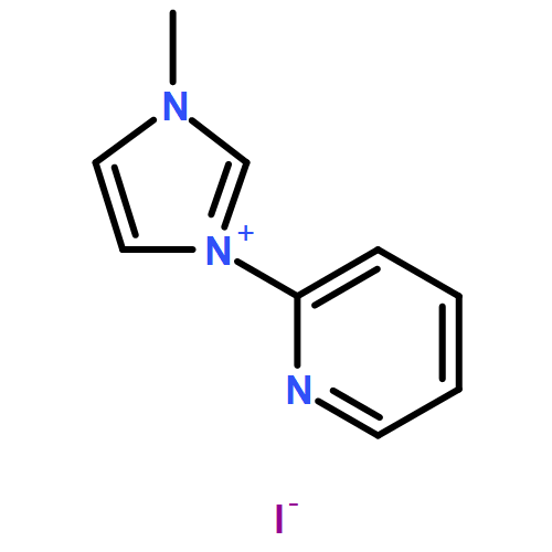 1H-IMIDAZOLIUM, 1-METHYL-3-(2-PYRIDINYL)-, IODIDE