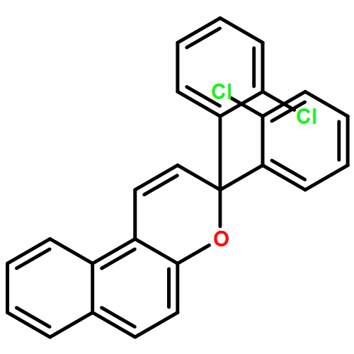 3H-Naphtho[2,1-b]pyran, 3,3-bis(2-chlorophenyl)-