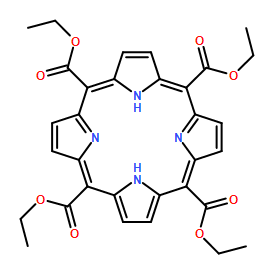 21H,23H-Porphine-5,10,15,20-tetracarboxylic acid, tetraethyl ester (9CI)