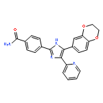 Benzamide,4-[4-(2,3-dihydro-1,4-benzodioxin-6-yl)-5-(2-pyridinyl)-1H-imidazol-2-yl]-