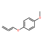 Benzene, 1-methoxy-4-(1,2-propadien-1-yloxy)-