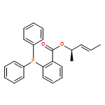 Benzoic acid, 2-(diphenylphosphino)-, (1R,2E)-1-methyl-2-buten-1-yl ester