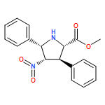 L-PROLINE, 4-NITRO-3,5-DIPHENYL-, METHYL ESTER, (3R,4S,5S)-