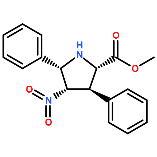 L-PROLINE, 4-NITRO-3,5-DIPHENYL-, METHYL ESTER, (3R,4S,5S)-