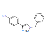 Benzenamine, 4-[1-(phenylmethyl)-1H-1,2,3-triazol-4-yl]-