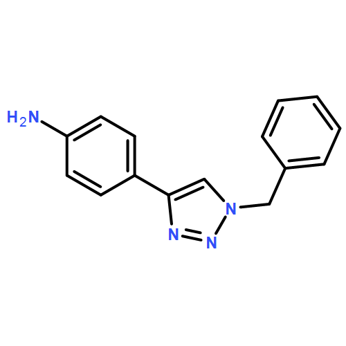 Benzenamine, 4-[1-(phenylmethyl)-1H-1,2,3-triazol-4-yl]-