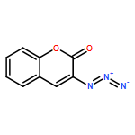 2H-1-Benzopyran-2-one, 3-azido-