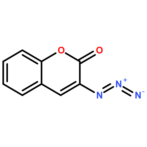 2H-1-Benzopyran-2-one, 3-azido-