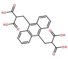 2-[[10-(2,2-DICARBOXYETHYL)ANTHRACEN-9-YL]METHYL]PROPANEDIOIC ACID