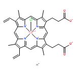 Cobaltate(2-), chloro[7,12-diethenyl-3,8,13,17-tetramethyl-21H,23H-porphine-2,18-dipropanoato(4-)-κN21,κN22,κN23,κN24]-, hydrogen (1:2), (SP-5-13)-