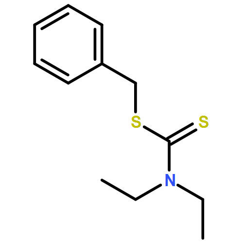 Carbamodithioic acid, N,N-diethyl-, phenylmethyl ester