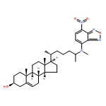 27-Norcholest-5-en-3-ol,25-[methyl(7-nitro-2,1,3-benzoxadiazol-4-yl)amino]-, (3b)-