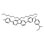 Poly[[[4-(1-methylpropyl)phenyl]imino]-1,4-phenylene(9,9-dioctyl-9H-fluo
rene-2,7-diyl)-1,4-phenylene]