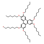 Triphenylene, 2-[(6-bromohexyl)oxy]-3,6,7,10,11-pentakis(hexyloxy)-
