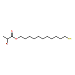 Propanoic acid, 2-bromo-, 11-mercaptoundecyl ester