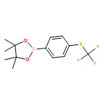 1,3,2-Dioxaborolane, 4,4,5,5-tetramethyl-2-[4-[(trifluoromethyl)thio]phenyl]-