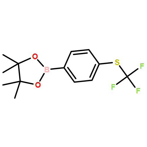 1,3,2-Dioxaborolane, 4,4,5,5-tetramethyl-2-[4-[(trifluoromethyl)thio]phenyl]-