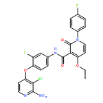 3-Pyridinecarboxamide, N-[4-[(2-amino-3-chloro-4-pyridinyl)oxy]-3-fluorophenyl]-4-ethoxy-1-(4-fluorophenyl)-1,2-dihydro-2-oxo-