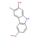 9H-Carbazol-2-ol, 6-methoxy-3-methyl-